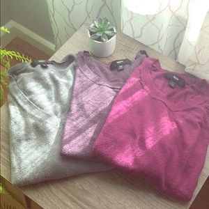 Lot of 3 mossimo sweaters size medium